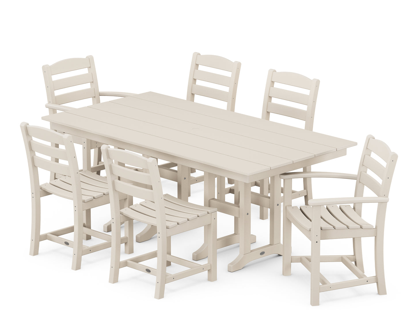 La Casa Caf‚ 7-Piece Farmhouse Dining Set