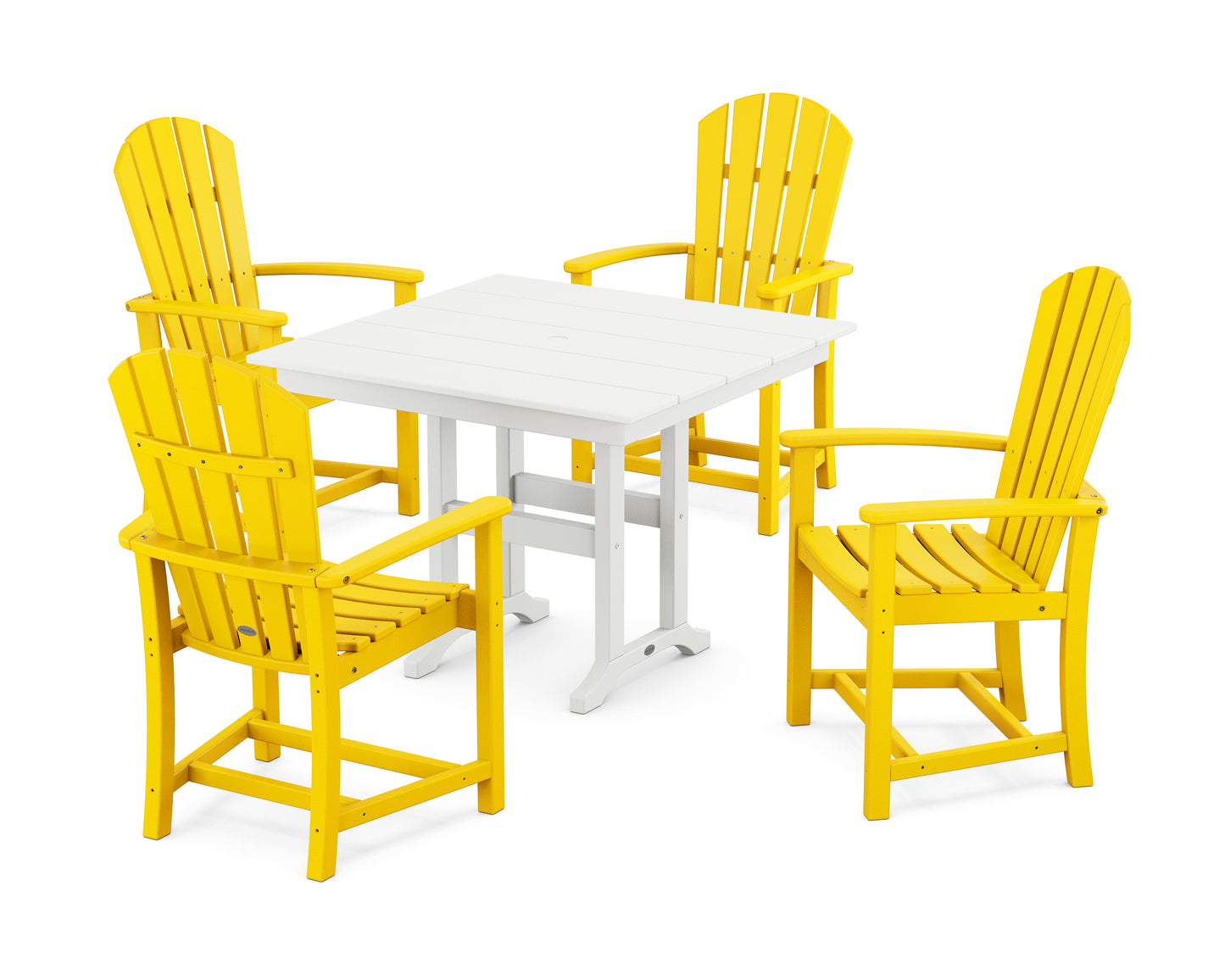 Palm Coast 5-Piece Farmhouse Dining Set