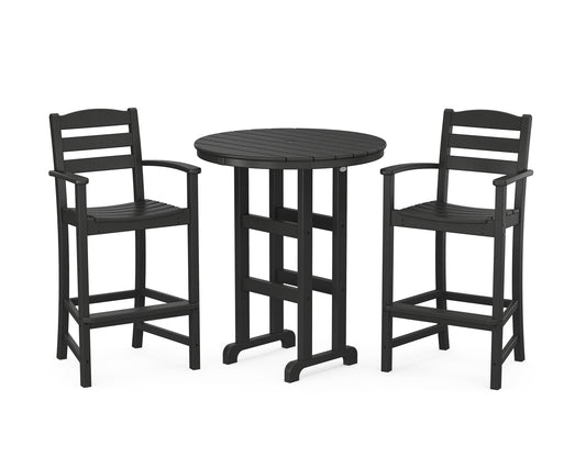 La Casa CafÃ© 3-Piece Round Farmhouse Bar Set