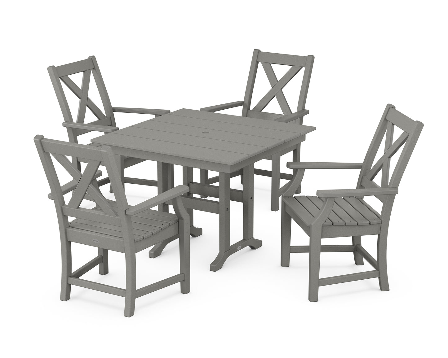 Braxton 5-Piece Farmhouse Dining Set