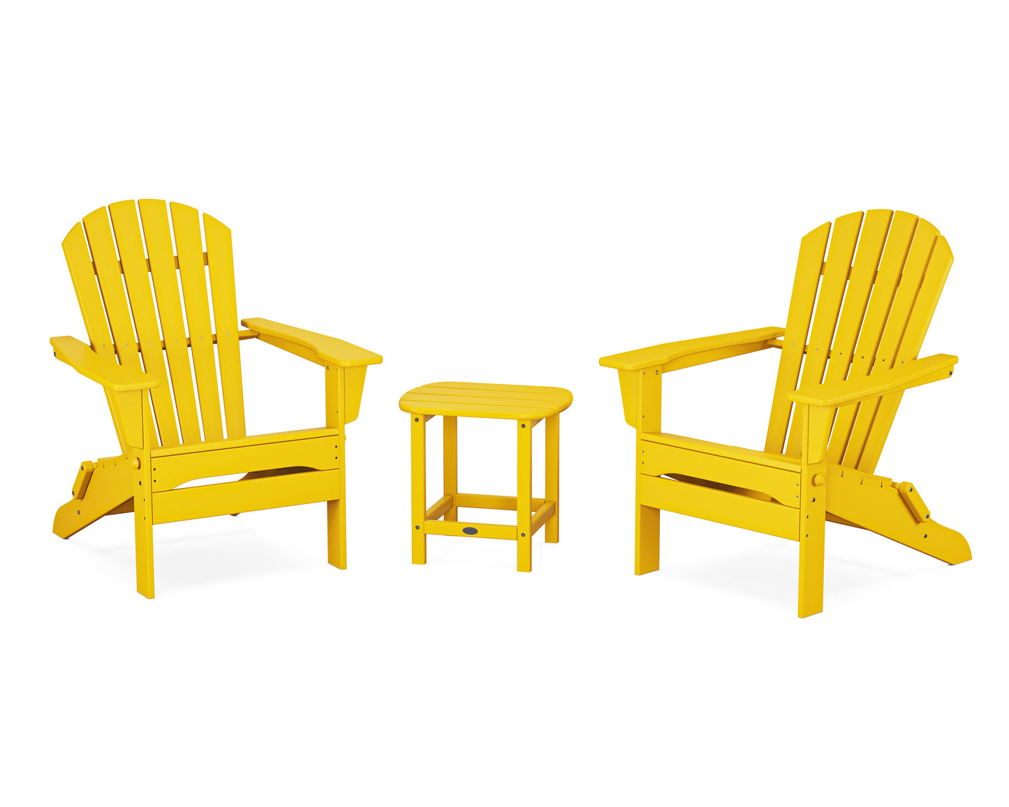 South Beach 3-Piece Folding Adirondack Set