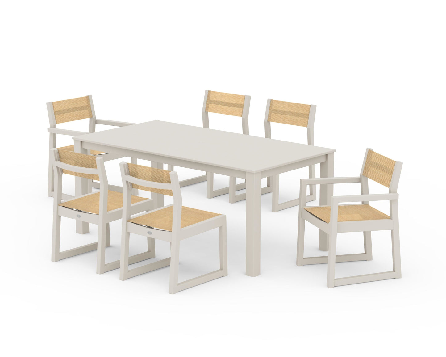 EDGE Sling 7-Piece Parsons Dining Set
