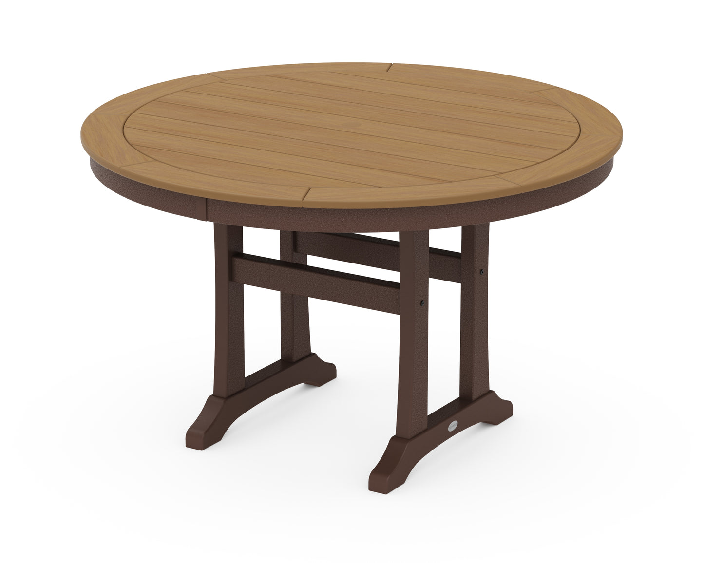 Nautical Trestle 48" Round Dining Table
