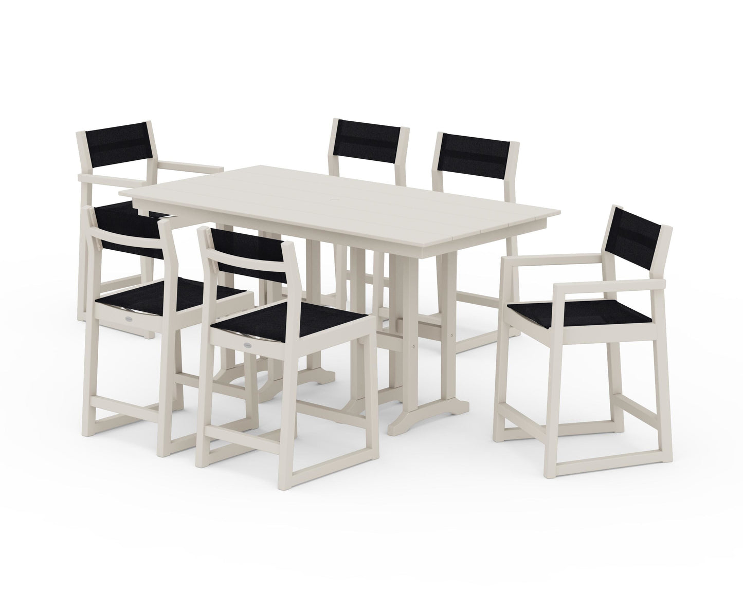 EDGE Sling 7-Piece Farmhouse Counter Set