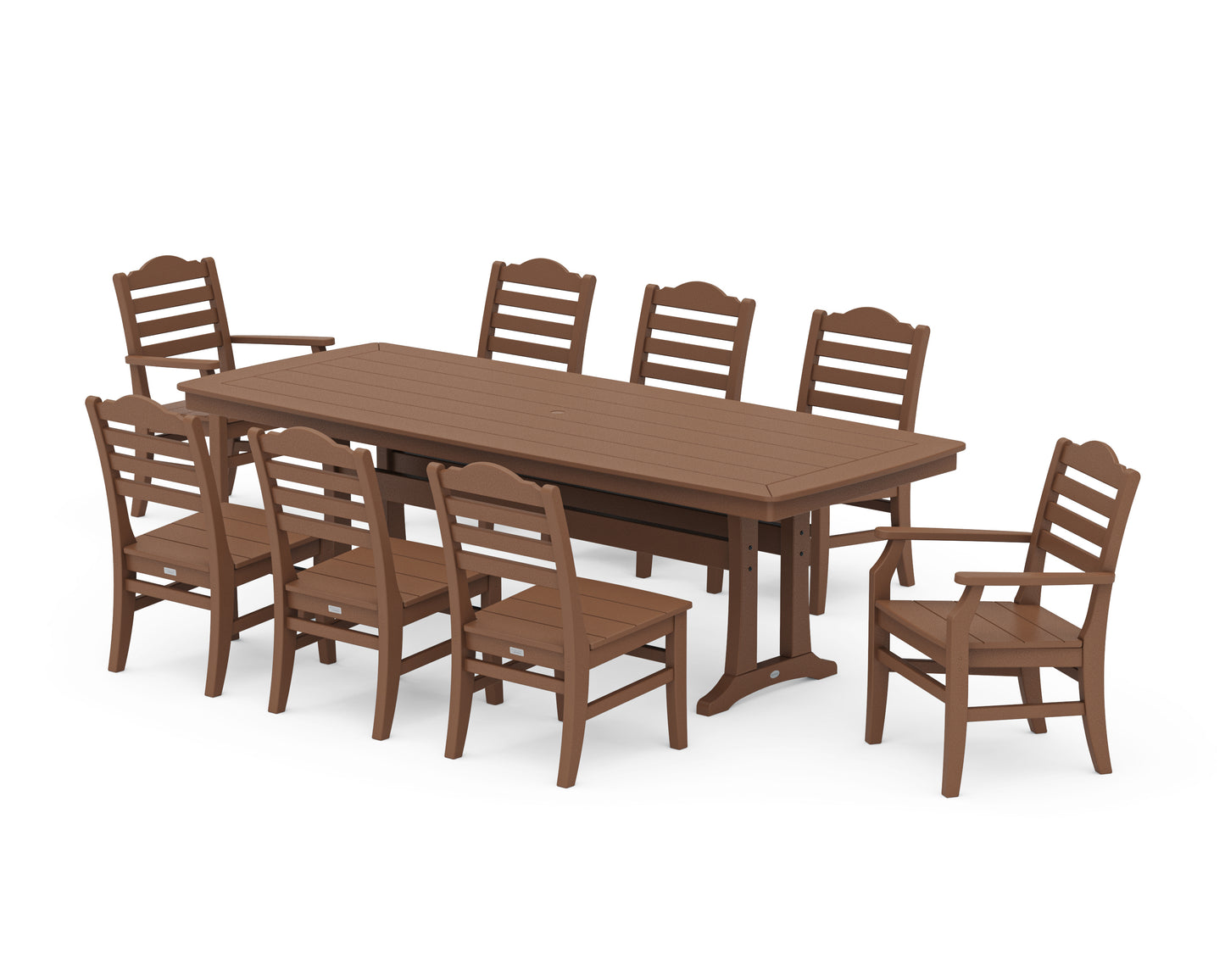 Savannah 9-Piece Dining Set with Trestle Legs
