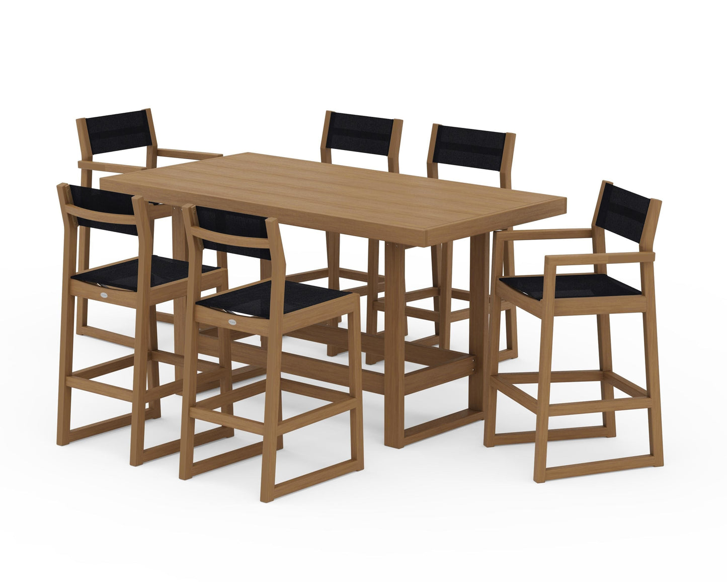 EDGE Sling 7-Piece Bar Table Set