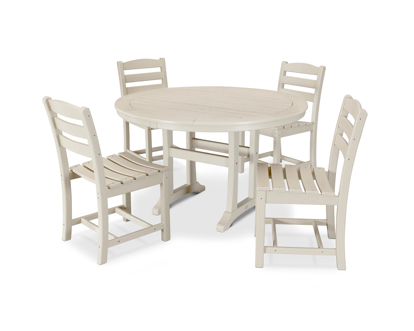 La Casa Caf‚ 5-Piece Side Chair Dining Set