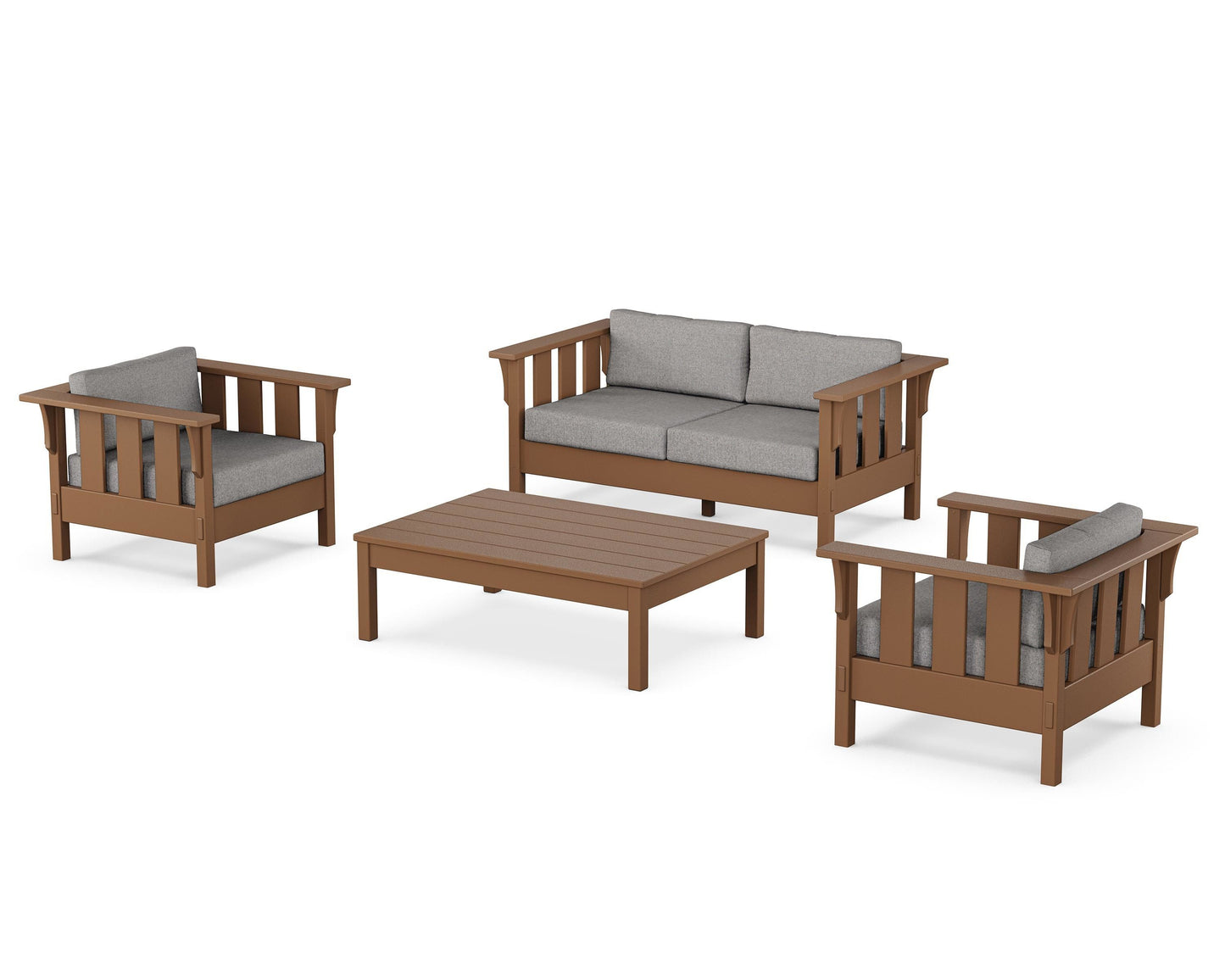 Acadia 4-Piece Deep Seating Set with Loveseat
