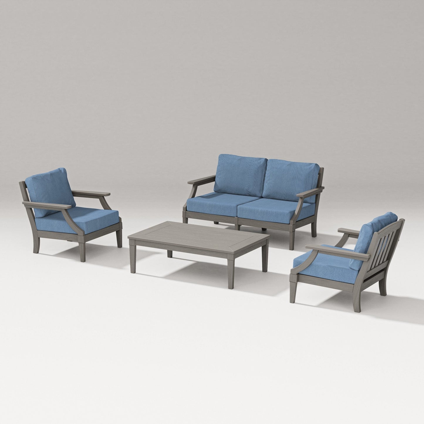 Estate Lounge 4-Piece Loveseat Set
