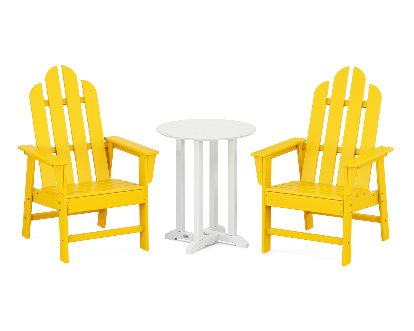 Long Island 3-Piece Round Dining Set