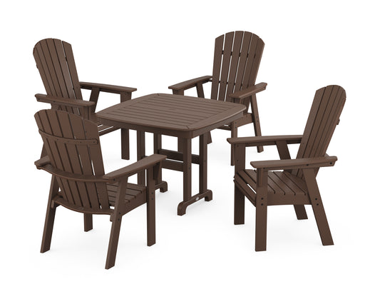 Nautical Curveback Adirondack 5-Piece Dining Set