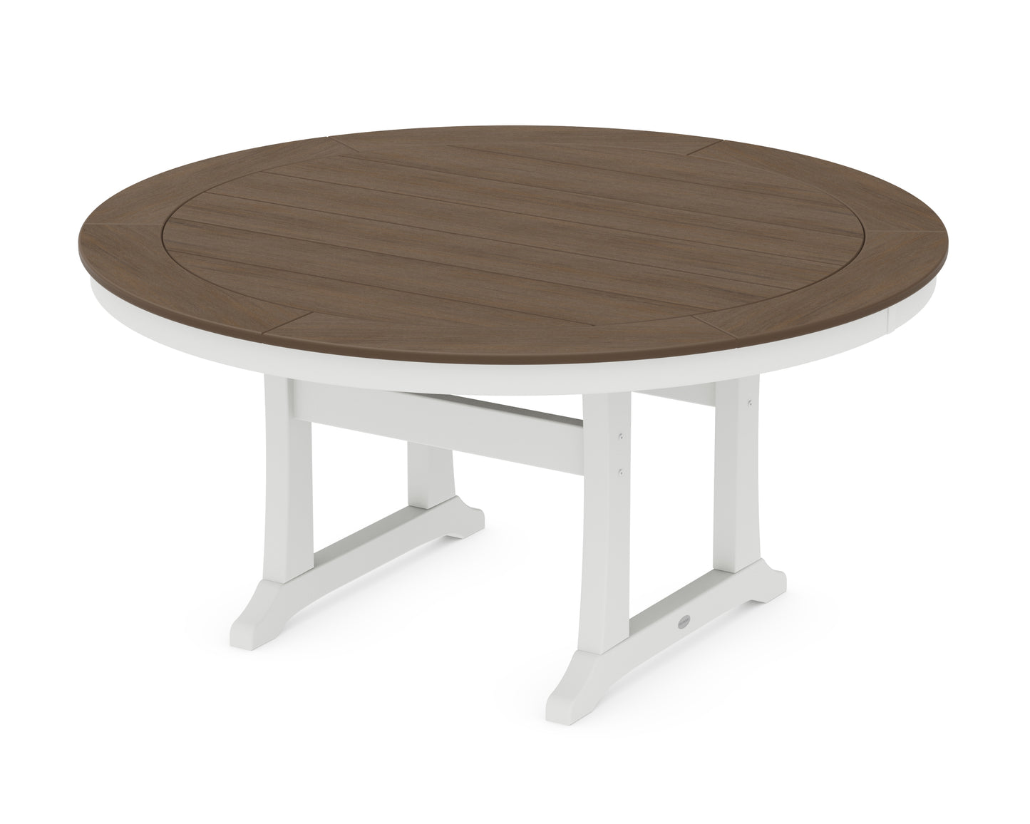 Nautical Trestle 60" Round Dining Table