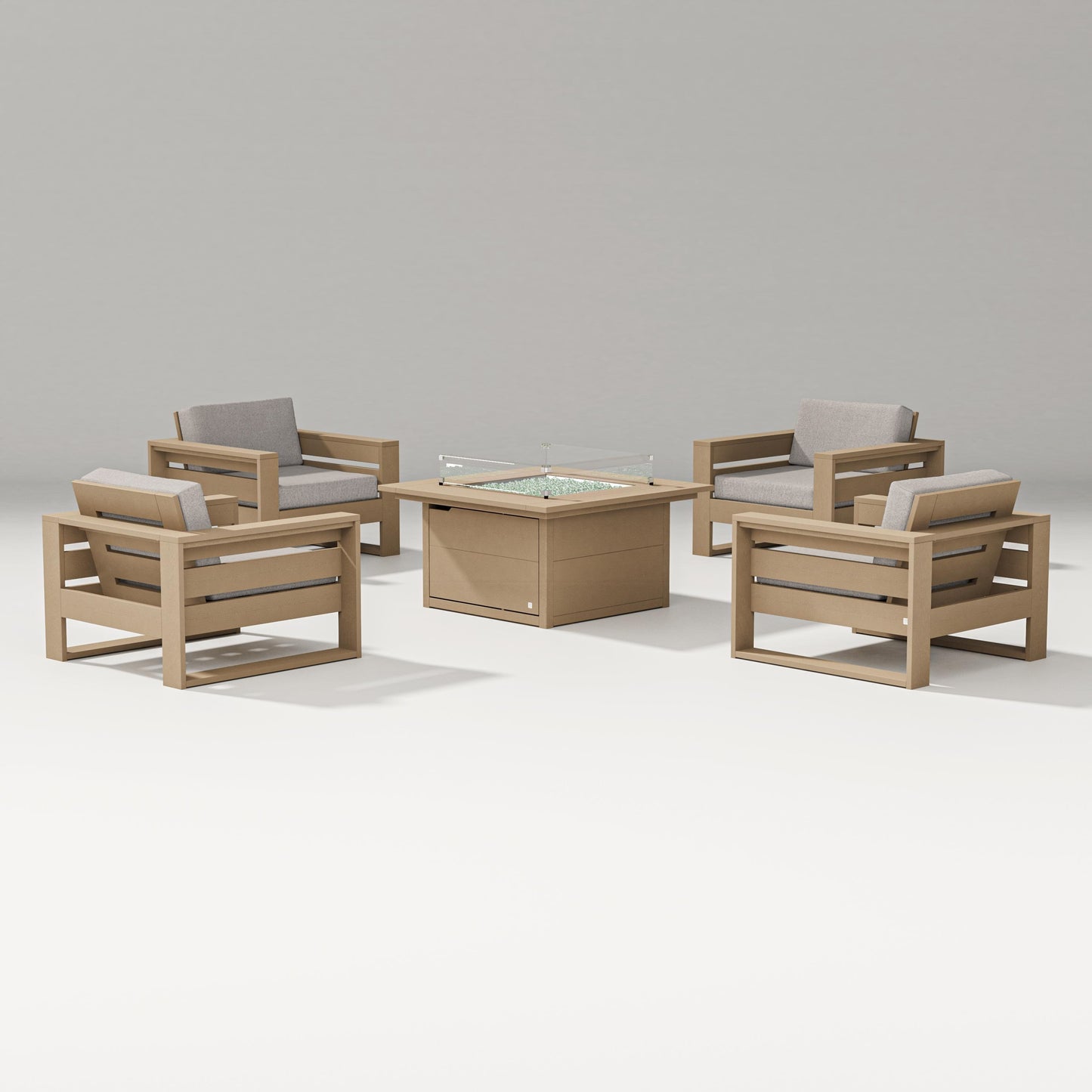 Latitude 5-Piece Lounge Fire Table Set