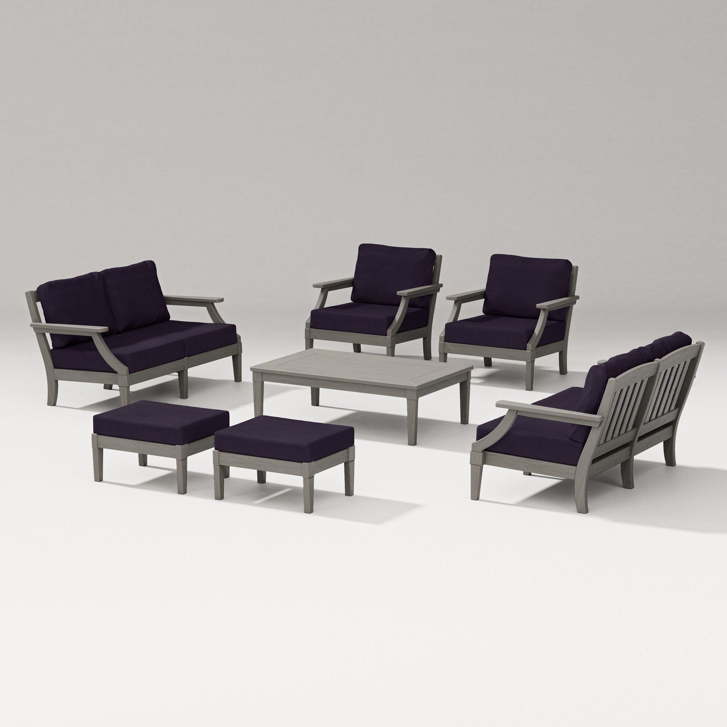 Estate 7-Piece Lounge Loveseat Set