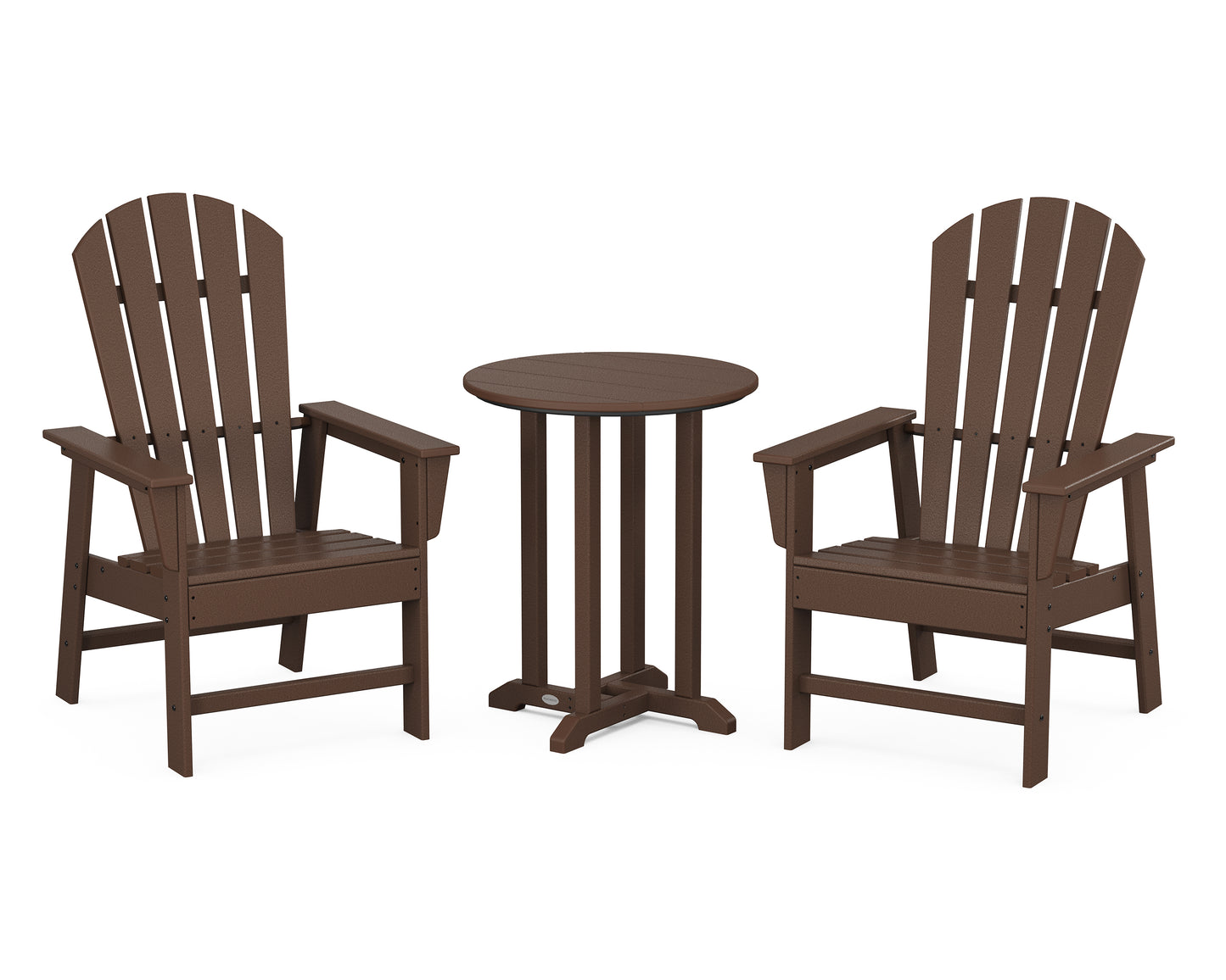 South Beach 3-Piece Round Farmhouse Dining Set