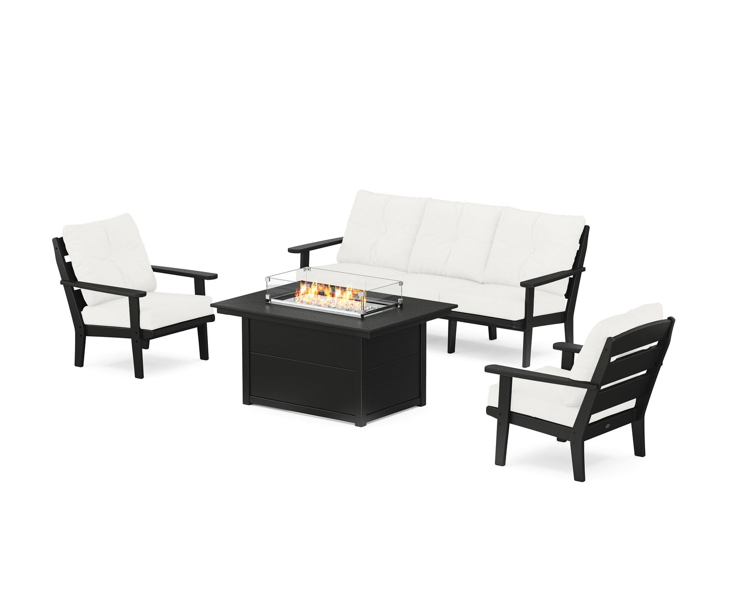 Lakeside Deep Seating Fire Pit Table Set