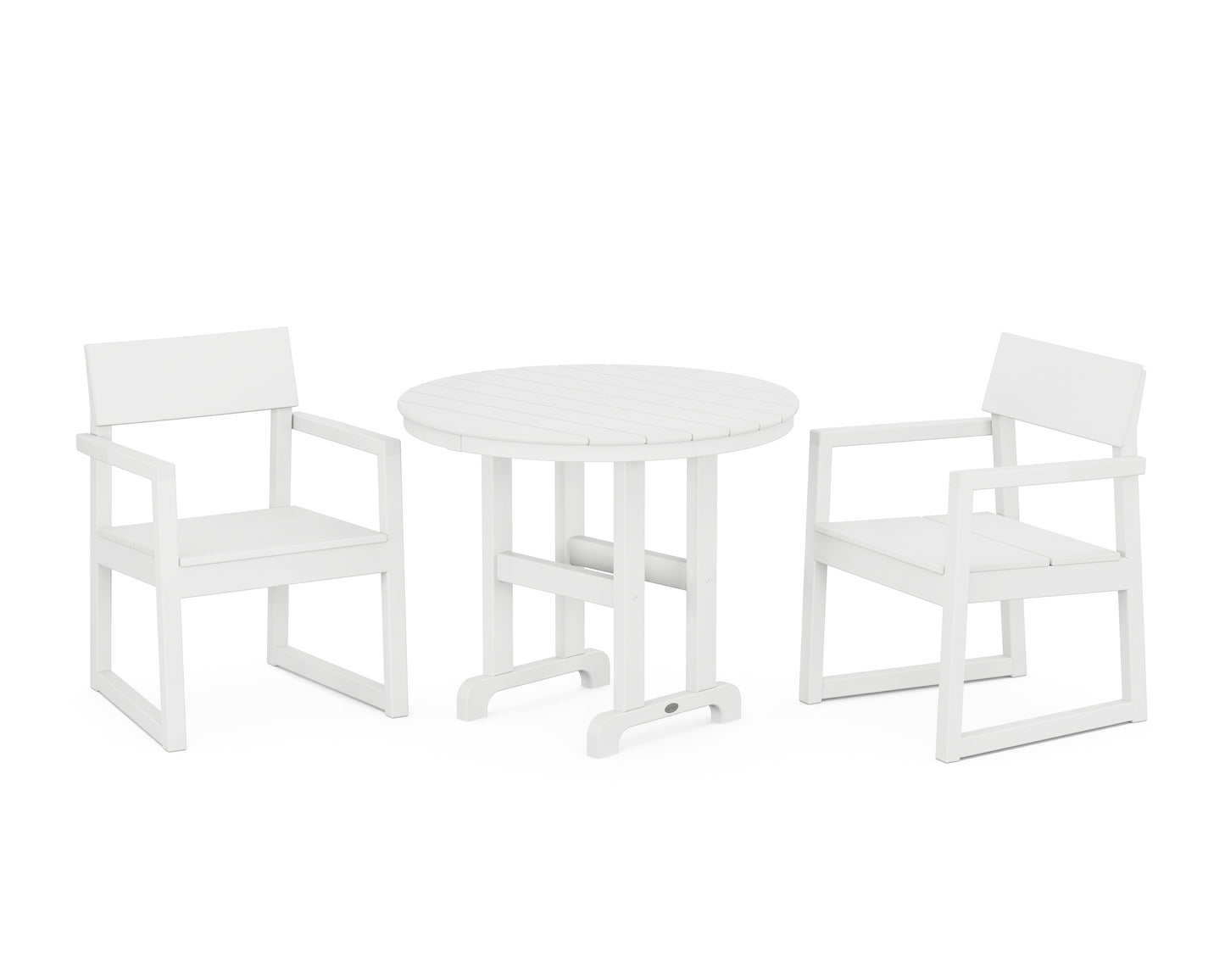 EDGE 3-Piece Round Dining Set