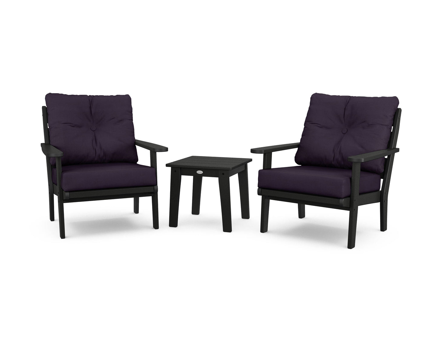 Lakeside 3-Piece Deep Seating Chair Set
