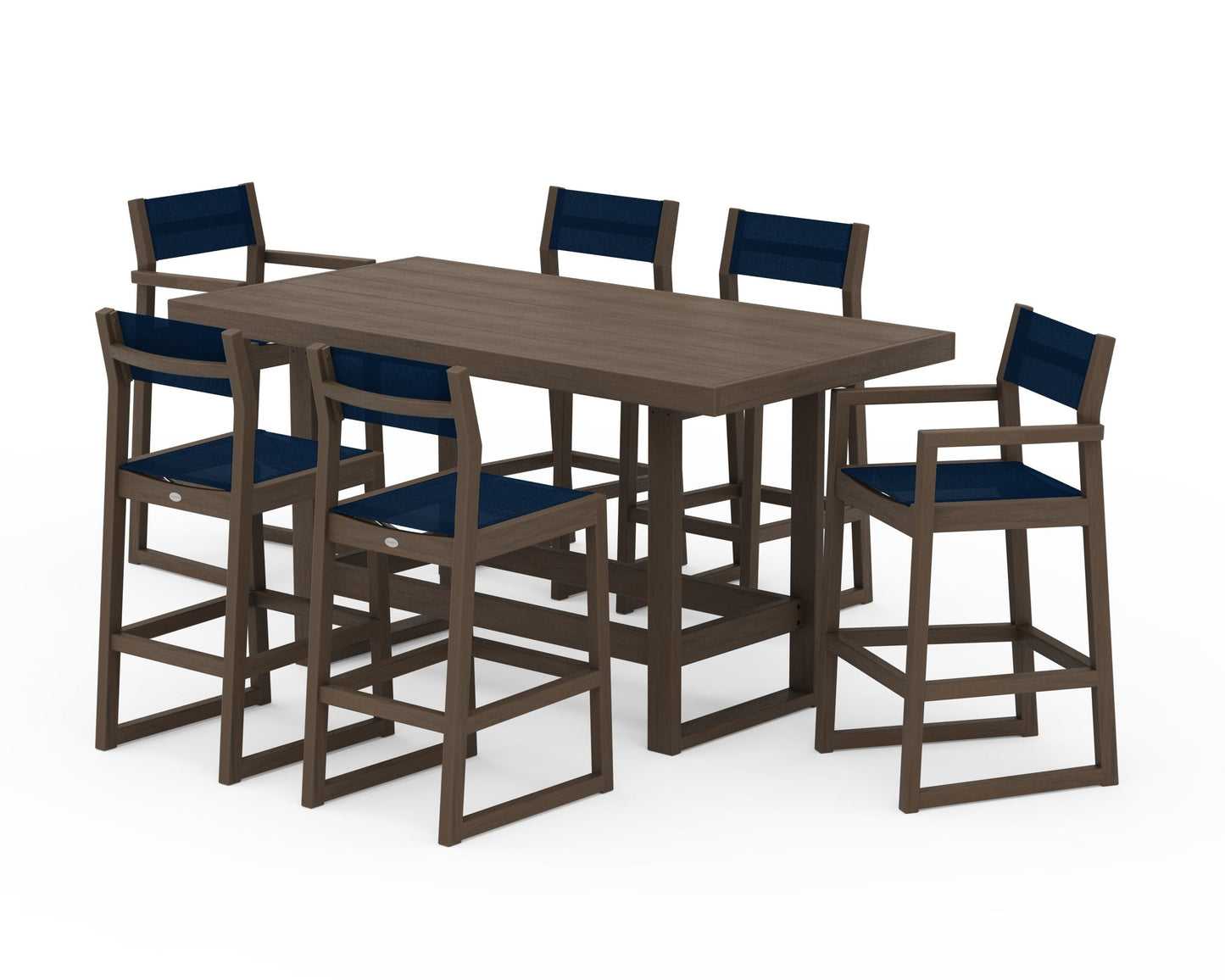 EDGE Sling 7-Piece Bar Table Set