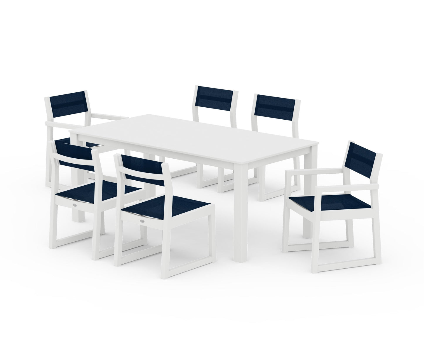 EDGE Sling 7-Piece Parsons Dining Set