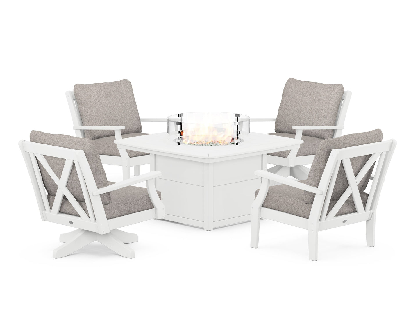 Braxton 5-Piece Deep Seating Set with Fire Table