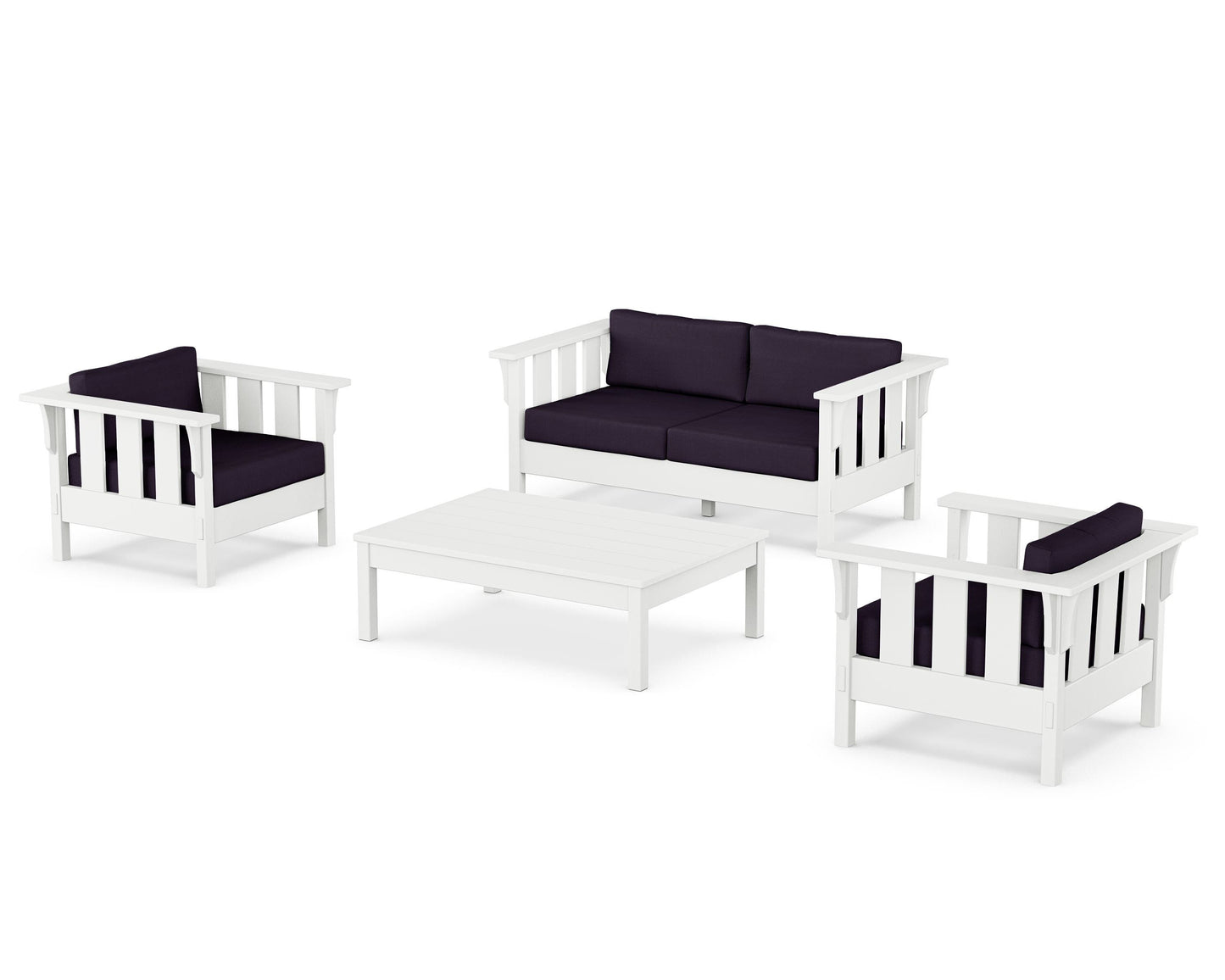 Acadia 4-Piece Deep Seating Set with Loveseat