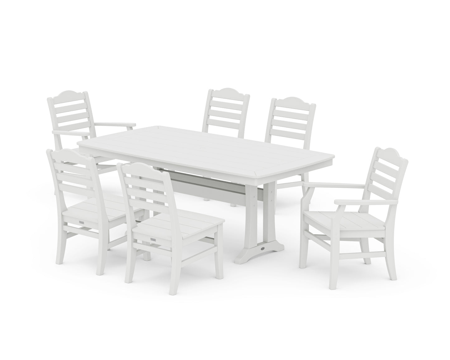 Savannah 7-Piece Dining Set with Trestle Legs