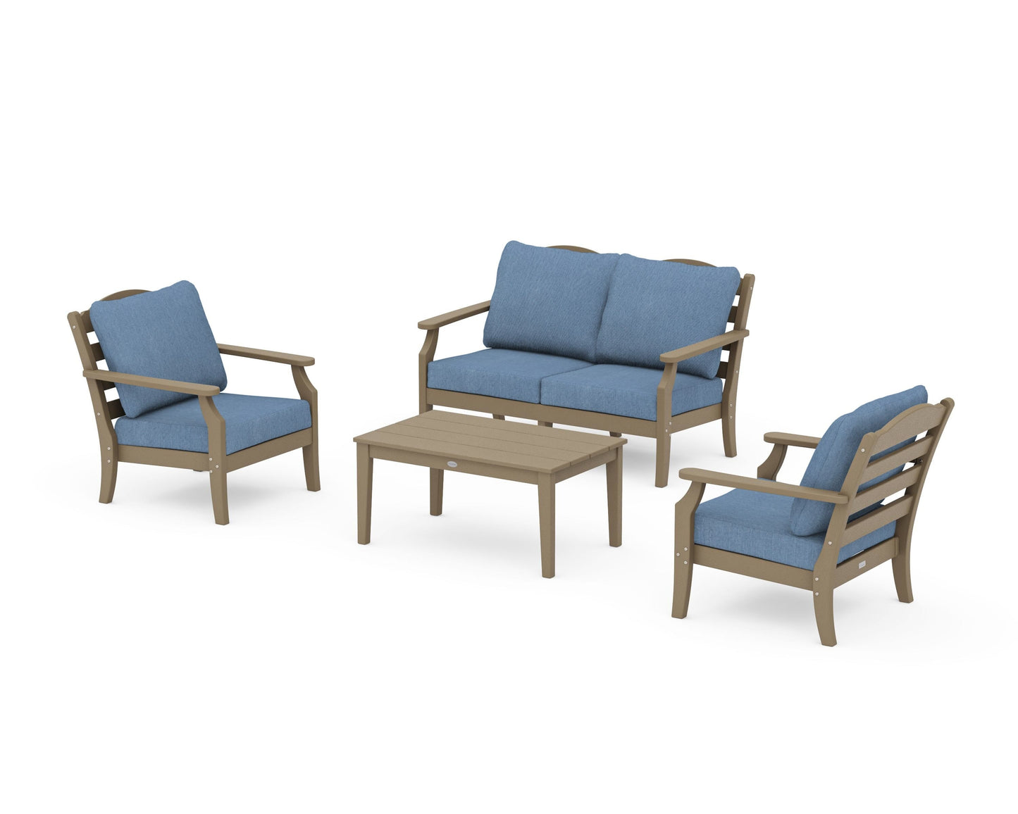 Savannah 4-Piece Deep Seating Set with Loveseat