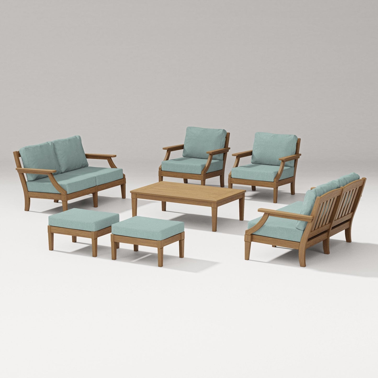 Estate 7-Piece Lounge Loveseat Set