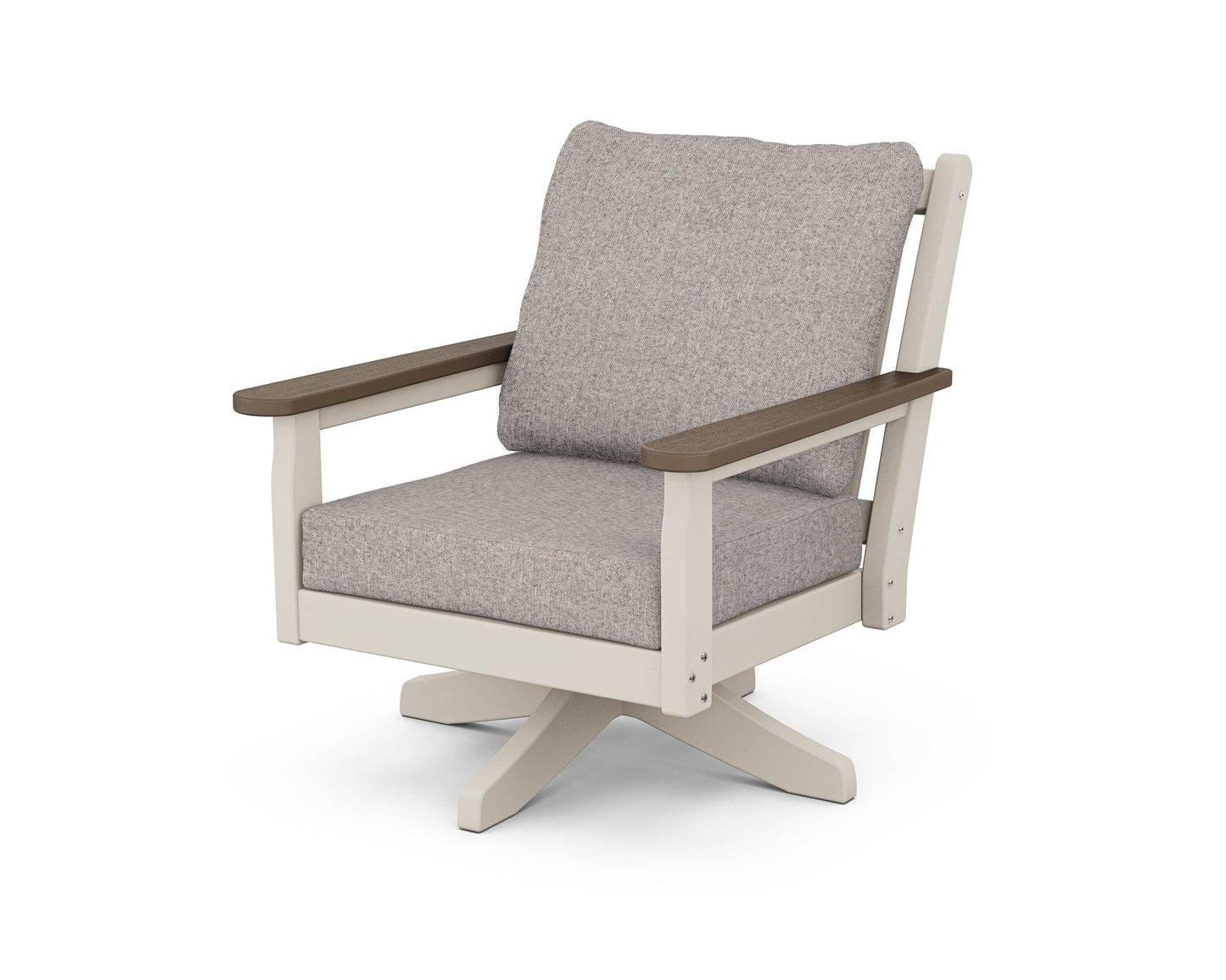 Chippendale Deep Seating Swivel Chair