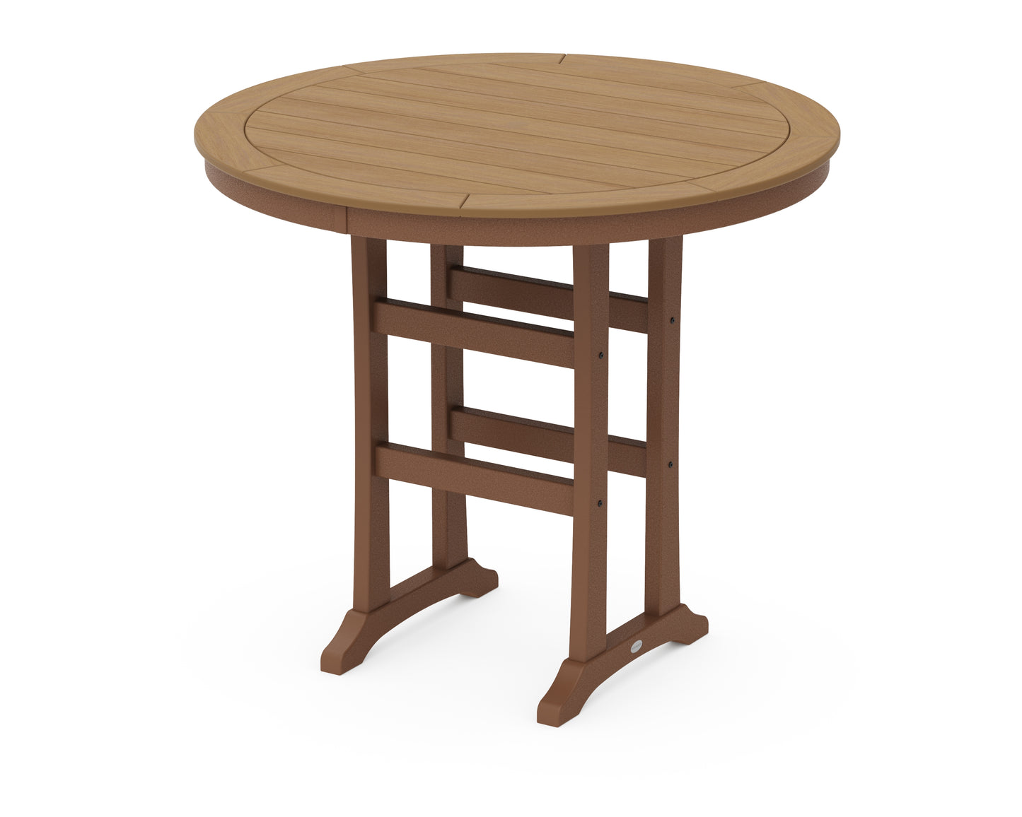 Nautical Trestle 48" Round Bar Table