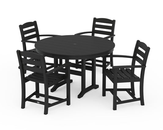 La Casa CafÃ© 5-Piece Round Farmhouse Dining Set