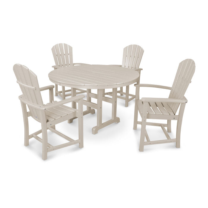 Palm Coast 5-Piece Round Farmhouse Dining Set