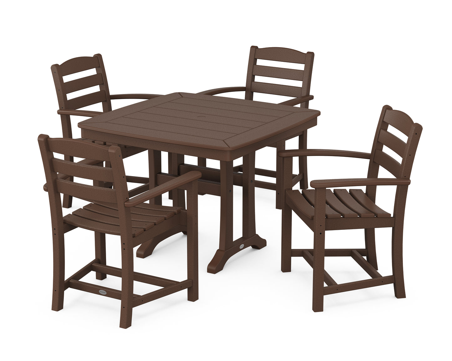 La Casa CafÃ© 5-Piece Dining Set with Trestle Legs