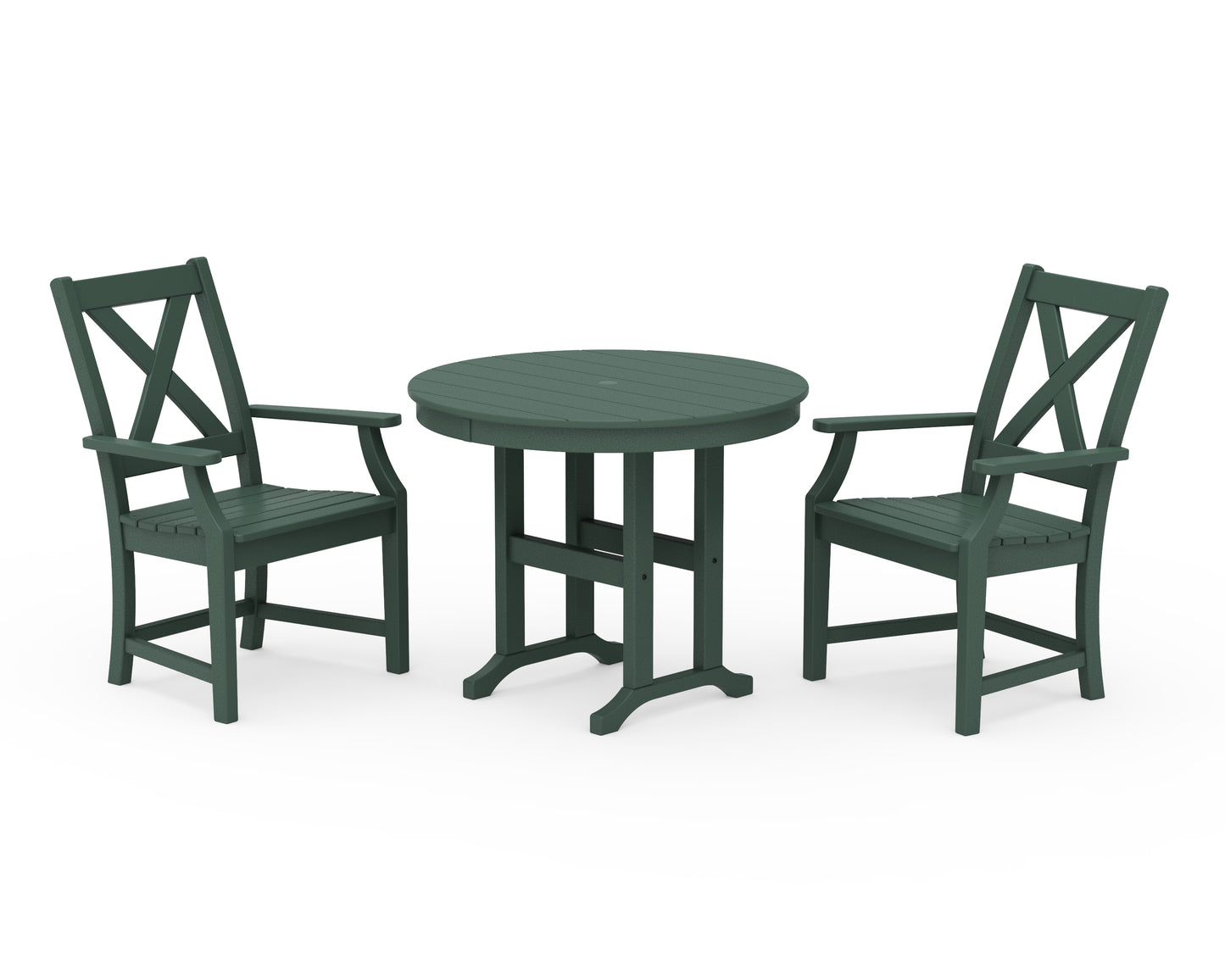 Braxton 3-Piece Round Dining Set