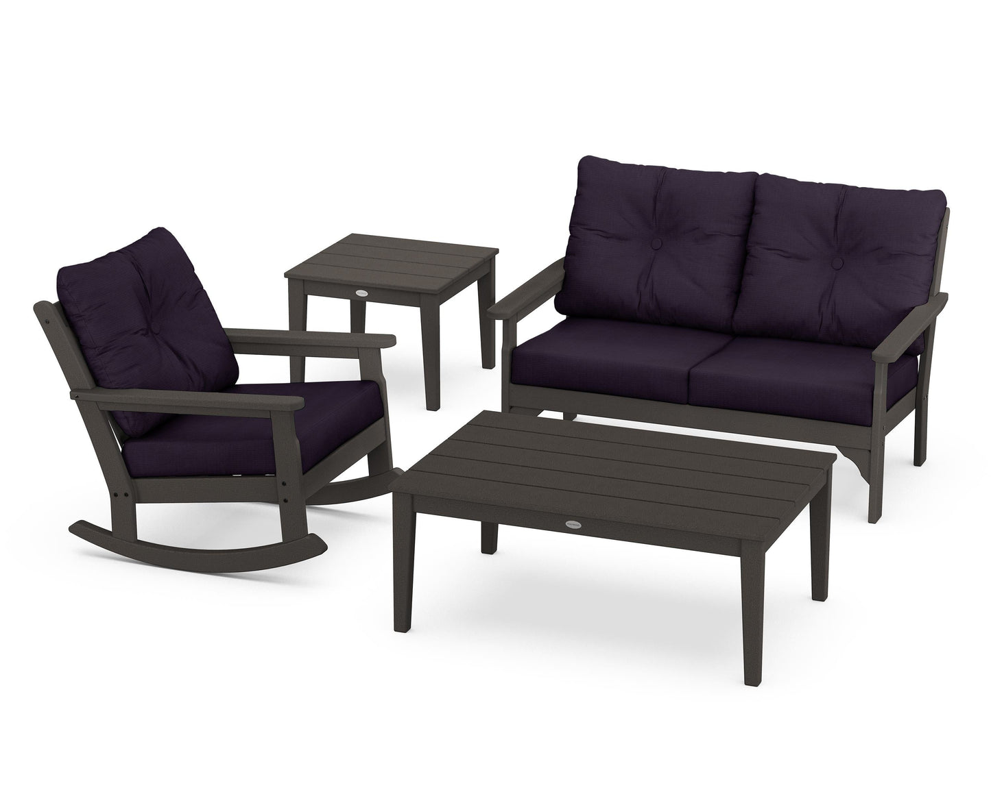 Vineyard 4-Piece Deep Seating Rocker Set