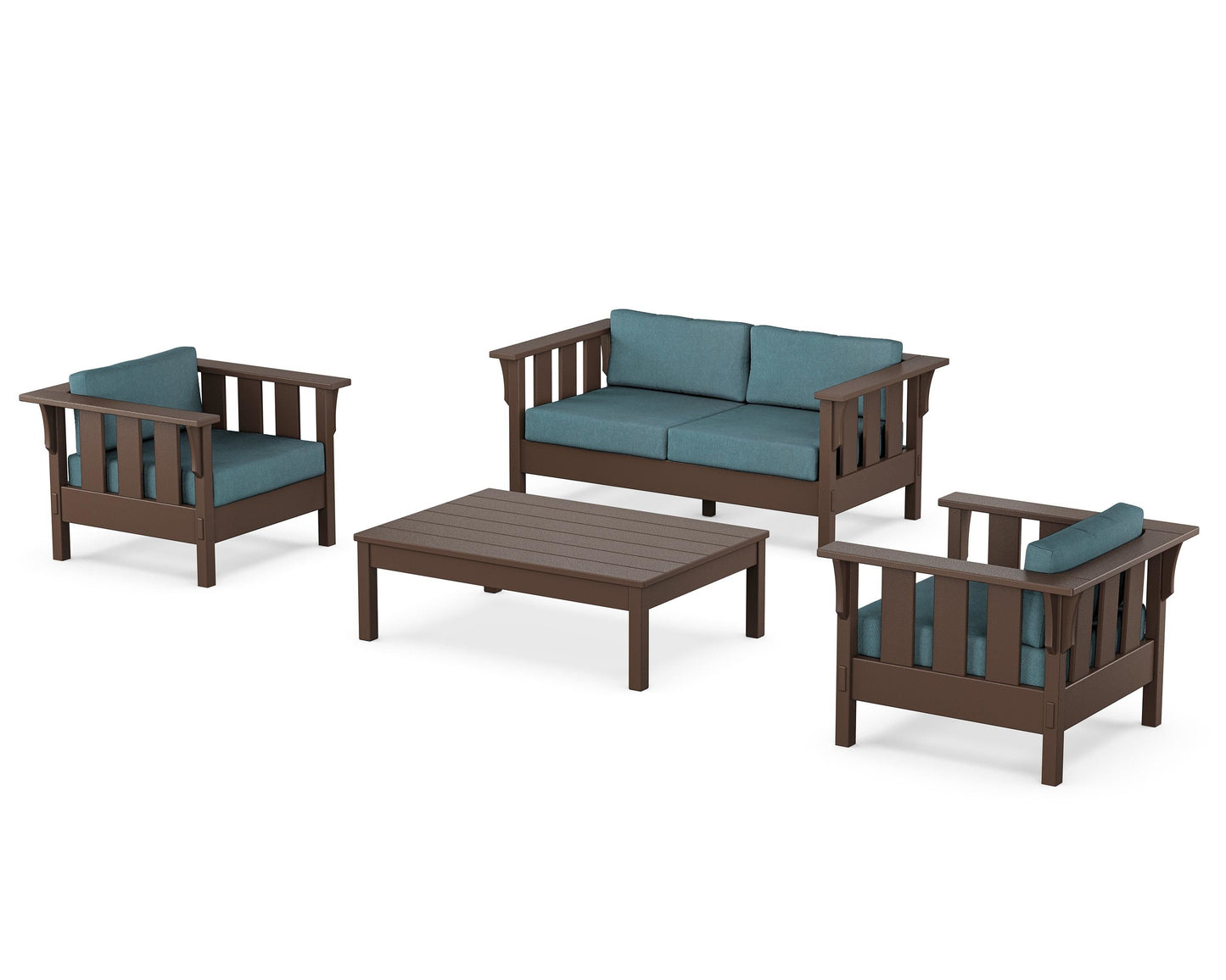 Acadia 4-Piece Deep Seating Set with Loveseat