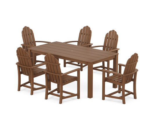 Classic Adirondack 7-Piece Parsons Dining Set