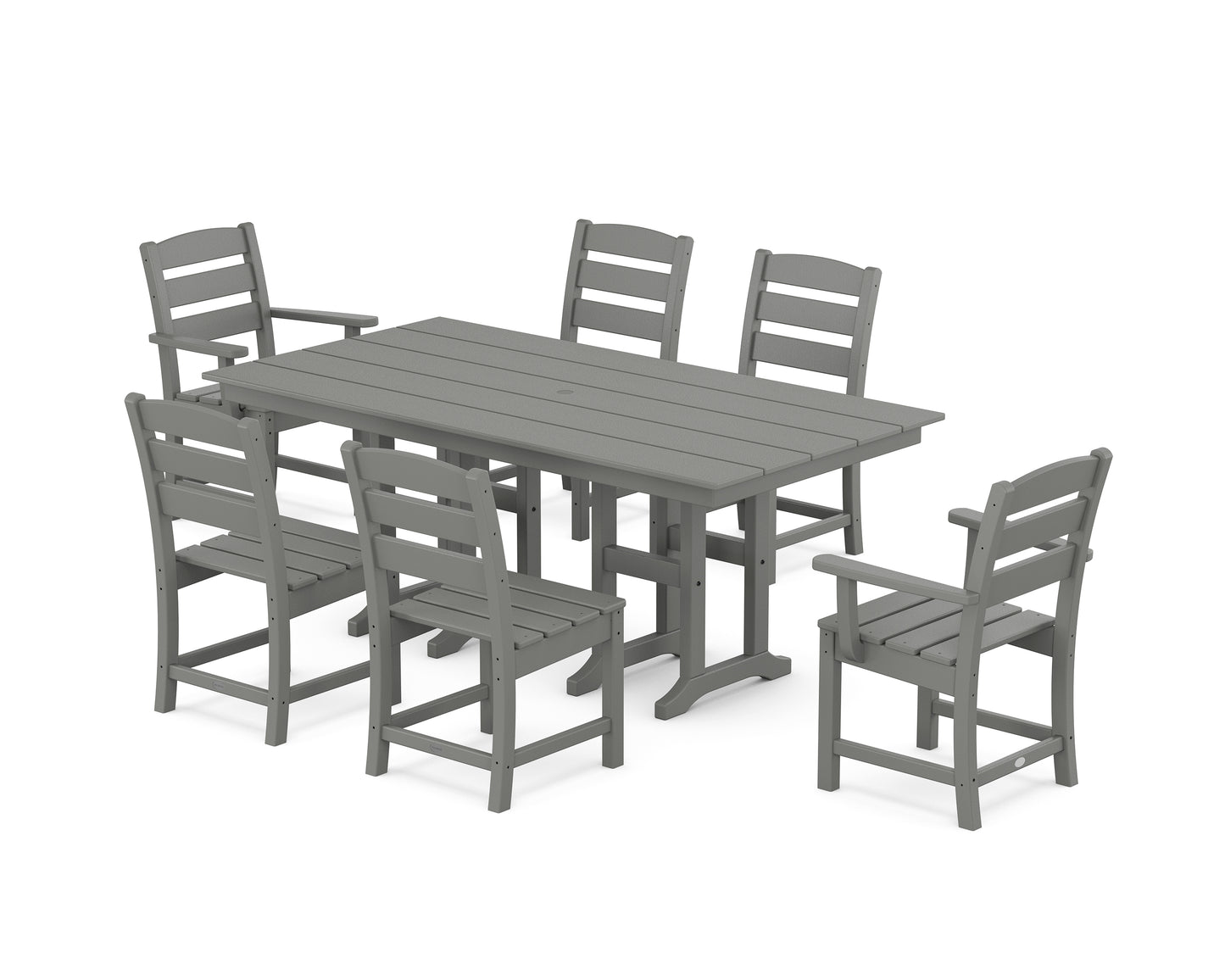 Lakeside 7-Piece Farmhouse Dining Set