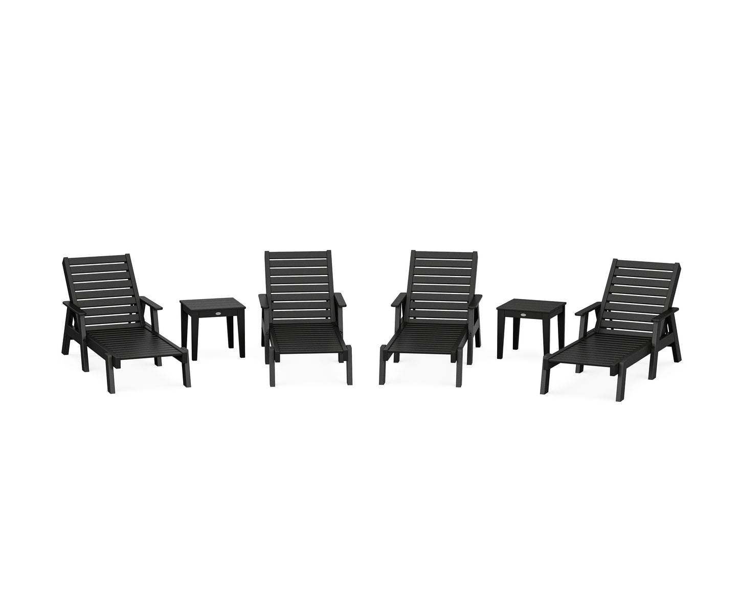 Captain Chaise 6-Piece Set with Arms