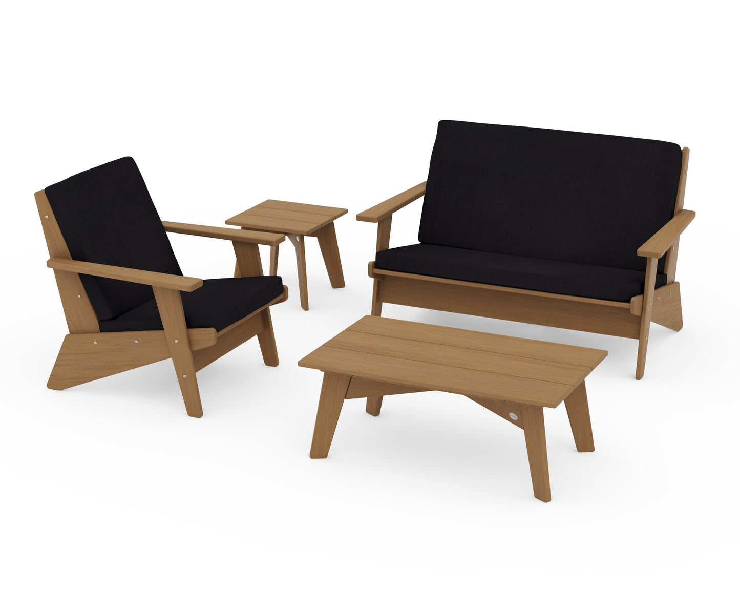 Riviera Modern Lounge 4-Piece Set