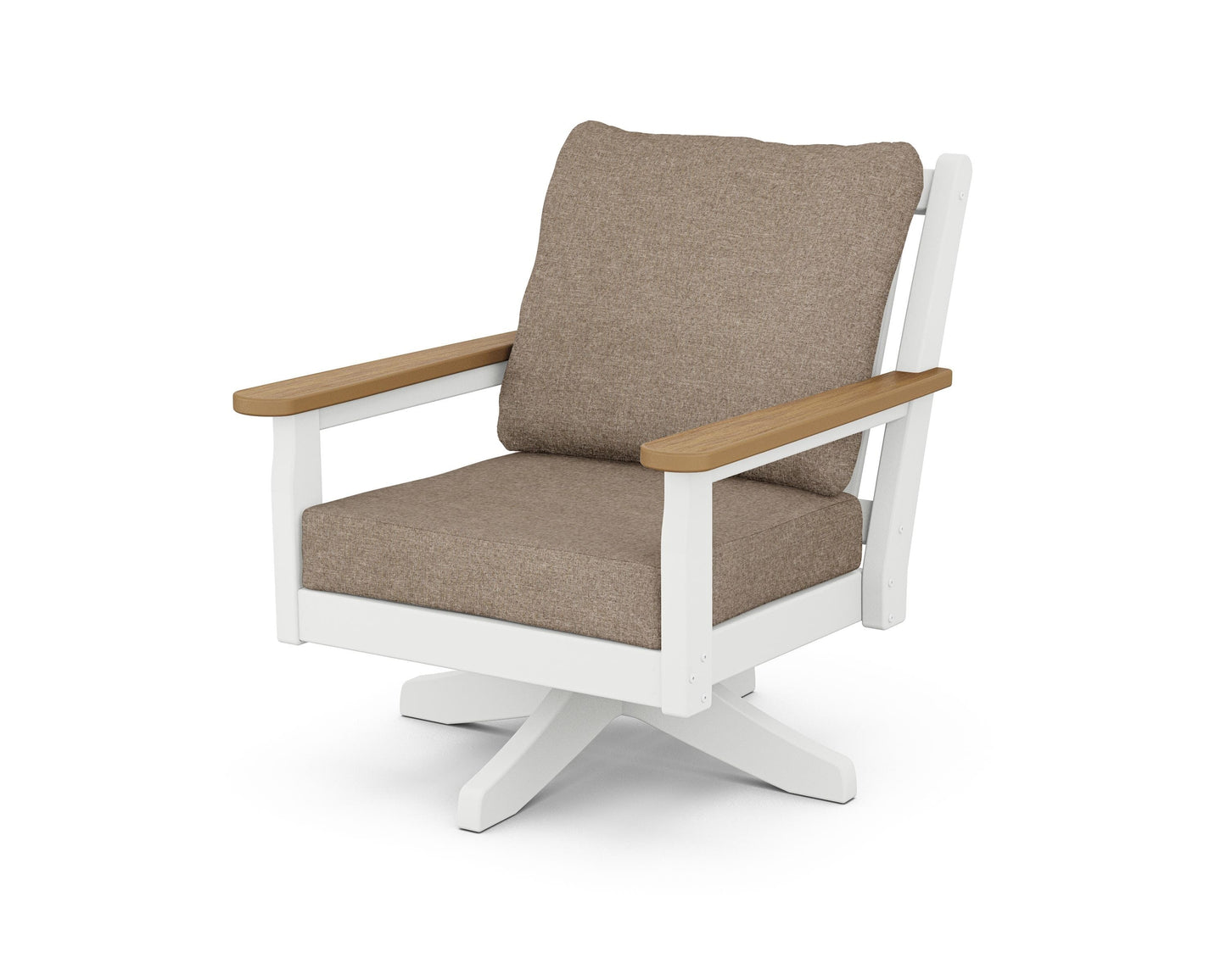 Chippendale Deep Seating Swivel Chair