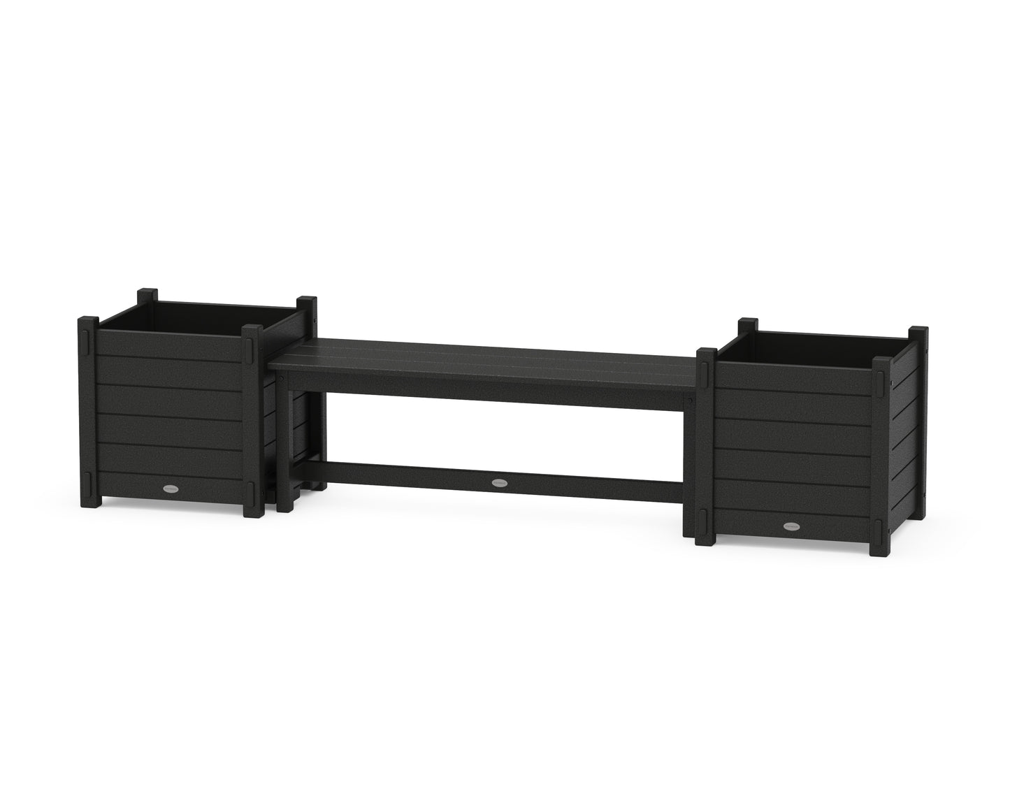 48" Nautical Straight Planter Bench Set - Large
