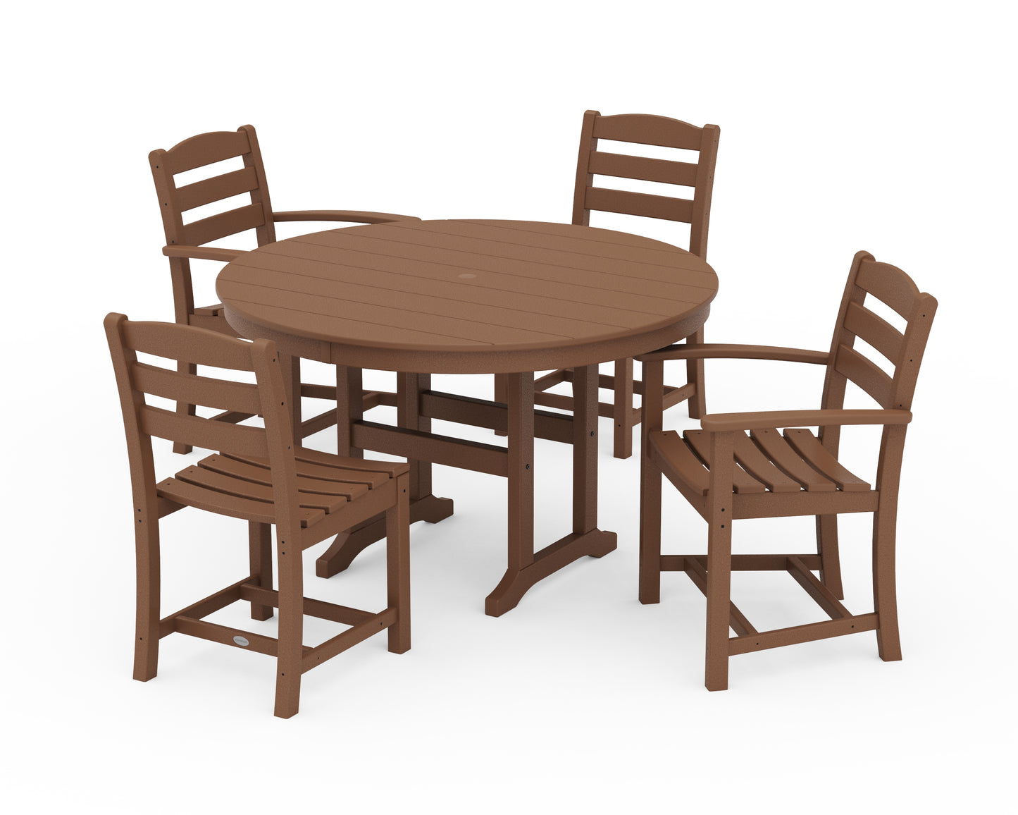 La Casa CafÃ© 5-Piece Round Farmhouse Dining Set