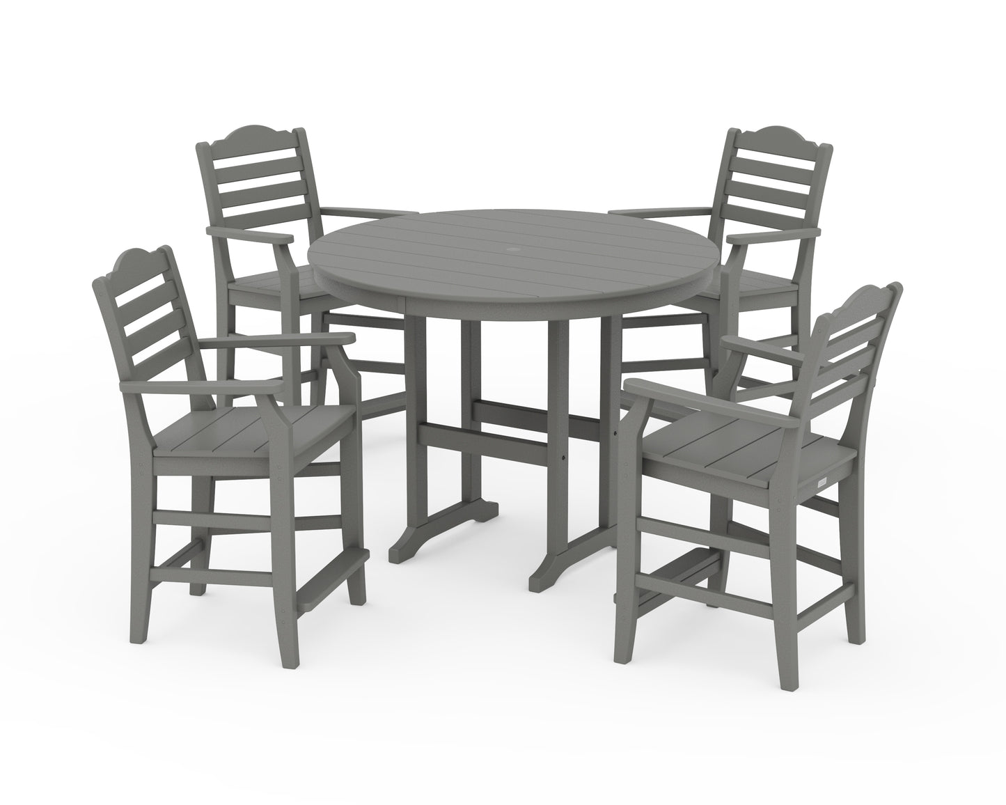 Savannah 5-Piece Round Farmhouse Counter Set