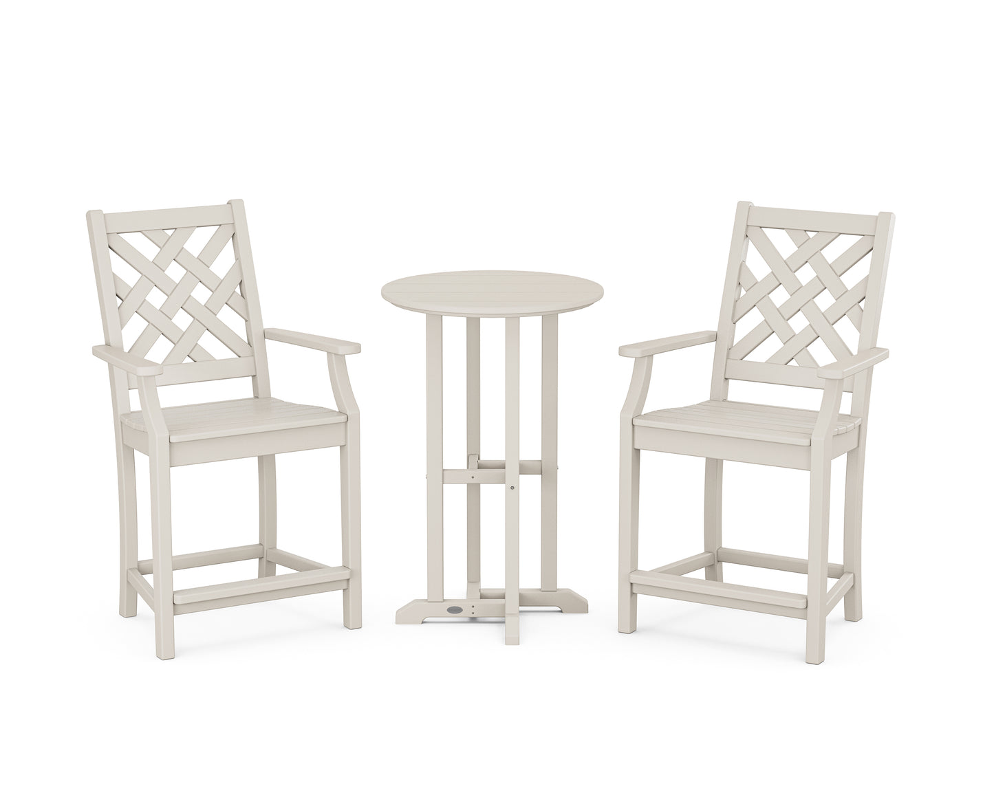 Wovendale 3-Piece Farmhouse Bistro Counter Set