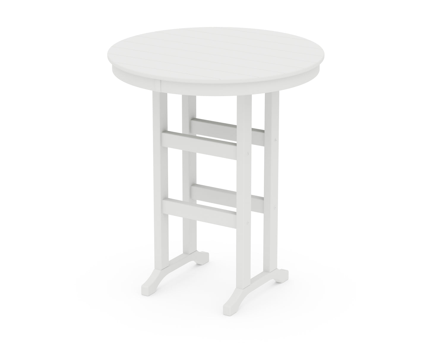 36" Round Farmhouse Bar Table