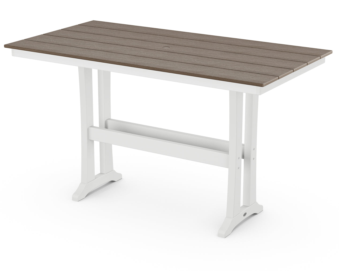 Farmhouse Trestle 37" x 72" Bar Table