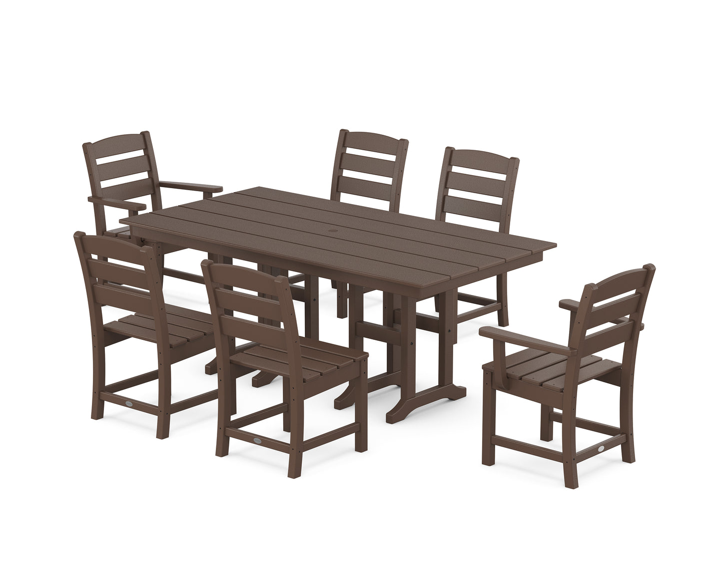 Lakeside 7-Piece Farmhouse Dining Set