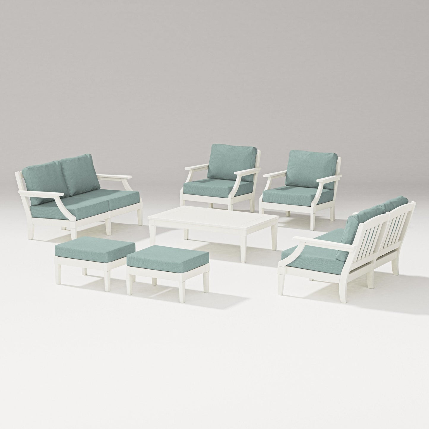 Estate 7-Piece Lounge Loveseat Set